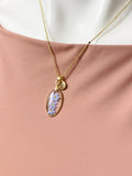 Gold Forget Me Not Charm Necklace, N5558G
