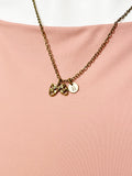 Silver Comedy Tragedy Drama Mask Charm Necklace, N4893M