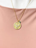 Gold Holy Spirit Dove Cross Necklace Birthday Gift Ideas Personalized Customized Made to Order Jewelry, N3522
