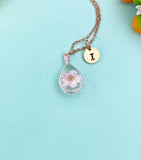 Press Flower Necklace, Blossom, N3162T