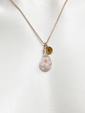 Press Flower Necklace, Blossom, N3162T