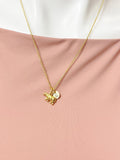 Polar Bear Charm Necklace in Gold or Silver, N6679M
