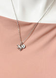 Silver Polar Bear Charm Necklace, N6679S