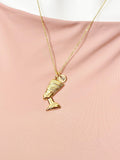 Gold Egypt Queen Pendant Necklace • 18K Gold Plated Jewelry for Women, N6684
