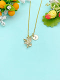 Gold Eagle Charm Necklace – Dainty Eagle Pendant Symbolizing Strength, Freedom & Courage, N348G