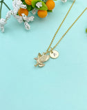 Gold Eagle Charm Necklace – Dainty Eagle Pendant Symbolizing Strength, Freedom & Courage, N348G