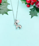 Ram Charm Necklace – Dainty Ram Pendant Symbolizing Strength, Determination & Confidence, N1779