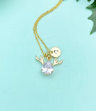 Reindeer Necklace – Dainty Deer Pendant Symbolizing Joy, Winter Magic & Gentle Strength, N4083