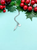 Pencil Charm Necklace – Dainty Pencil Pendant for Teachers, Writers, Students & Creative Souls, N1095