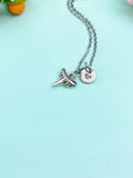 Silver Shark Tooth Charm Necklace • Ocean Pendant • Dainty Beach Jewelry Gift, N6718