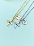 Gold or Silver Swallow Charm Necklace • Dainty Bird Pendant • Meaningful Nature Gift, N6728