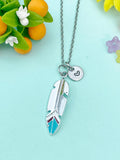 Silver Feather Charm Necklace • Dainty Feather Pendant • Minimalist Nature Jewelry, N6698