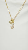 Gold or Silver Freshwater Pearl Pendant Necklace for Women, N6731