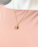 Red Ladybug Necklace, N6732