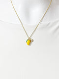 Gold Mango Charm Necklace for Women, N6736