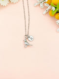 Silver Bird Charm Necklace, N4415