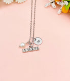 Thank You Necklace, Thanks and Pearl Charm, N6753