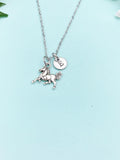 Running Horse Necklace – Silver Charm Pendant Gift for Rider, Teen, or Animal Lover, N2638
