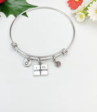 Personalized Book Lover Bracelet, N714