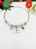Personalized Book Lover Bracelet, N714