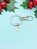 Running Athlete Charm Keychain – Strength, Progress & Dedication, N6499K