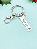 Never Give Up Charm Keychain, D529A