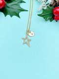 North Star Necklace in Gold Silver Rose Gold, N2978