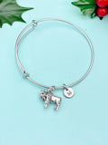 Silver Bison Charm Bracelet Wildlife Specialist Wildlife Biologist Gifts Ideas Personize Customize, N1891B