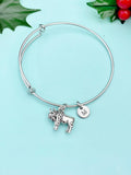Silver Bison Charm Bracelet Wildlife Specialist Wildlife Biologist Gifts Ideas Personize Customize, N1891B