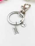 Ladder Charm Keychain – Symbolic Jewelry for Builders & Firefighters, N6483B