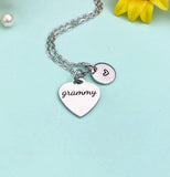 Grammy Necklace Stainless Steel Jewelry, Gifts for Grammy, D112