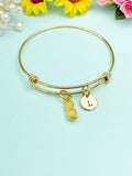 Gold Peanut Charm Bracelet, N5126B