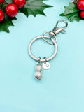 Silver Peanut Charm Keychain, N1581