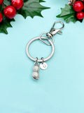 Silver Peanut Charm Keychain, N1581
