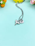 Silver Shark Tooth Charm Necklace • Ocean Pendant • Dainty Beach Jewelry Gift, N6718