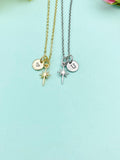 Gold or Silver Northstar Charm Necklace • Dainty Celestial Pendant • Meaningful Jewelry Gift, N6729
