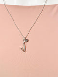 Silver Bass Clarinet Charm Necklace, Music Charm, Matching Band Gifts, Personalized Gift, N1379
