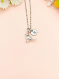 Silver Bird Charm Necklace, N4415