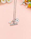 Thank You Necklace, Thanks and Pearl Charm, N6753