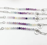 Fluorite Bracelet, Natural Gemstone Bracelet, N4766