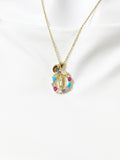 Gold Virgin Mary Cubic Zirconia Pendant Necklace – Faith Gift Jewelry, N6839