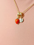 Gold Strawberry Charm Necklace – Fruit Foodies Dainty Gift Jewelry, N6853