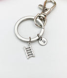 Ladder Charm Keychain – Symbolic Jewelry for Builders & Firefighters, N6483B