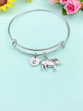 Silver Pig Charm Bracelet, N5424