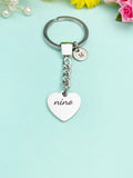 Nino Keychain Heart, Father's Day Gifts, Gifts for Grandfather, D096