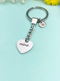 Nino Keychain Heart, Father's Day Gifts, Gifts for Grandfather, D096