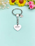Nino Keychain Heart, Father's Day Gifts, Gifts for Grandfather, D096