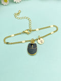 Gold Computer Mouse Charm Bracelet, PC Laptop Charm, Programmer Gift, N857