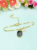 Gold Computer Mouse Charm Bracelet, PC Laptop Charm, Programmer Gift, N857