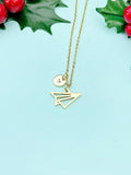Paper Airplane Charm Necklace, N6496